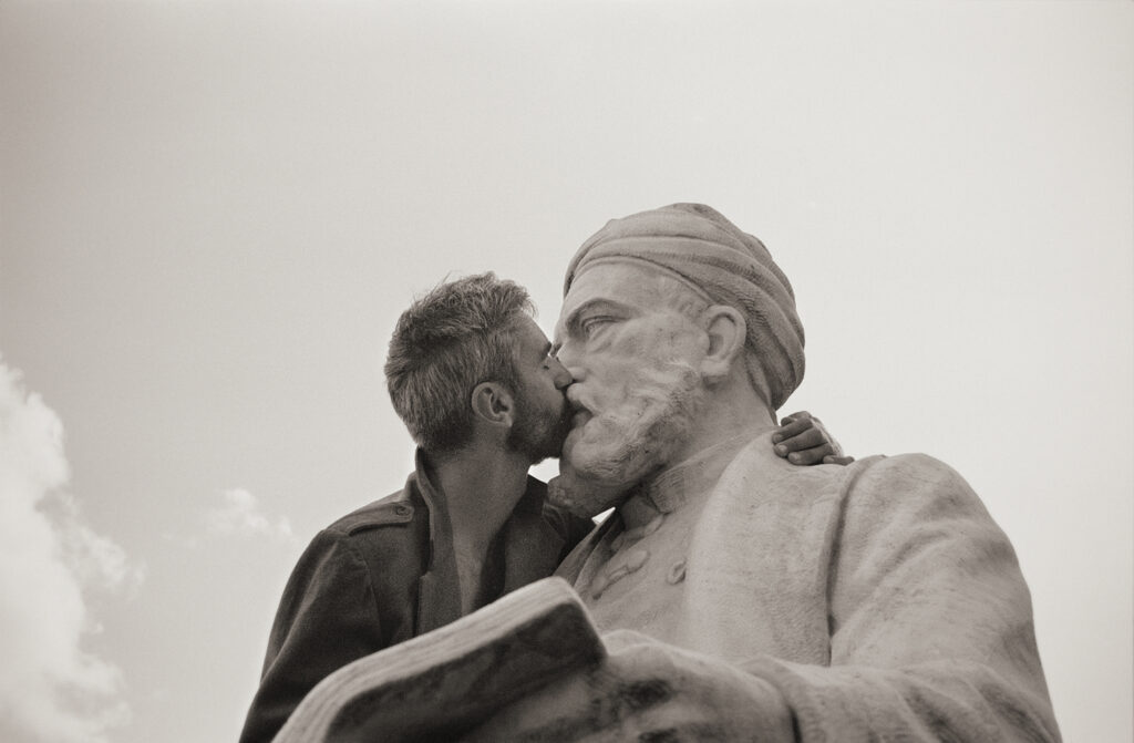 Autoritratto a piazzale Ferdowsi_Roma 1976_Orlando Fiore